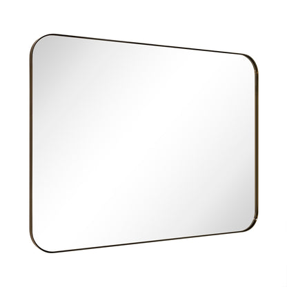 Miroirs muraux arrondis en métal style moderne chic du milieu du siècle TEHOME