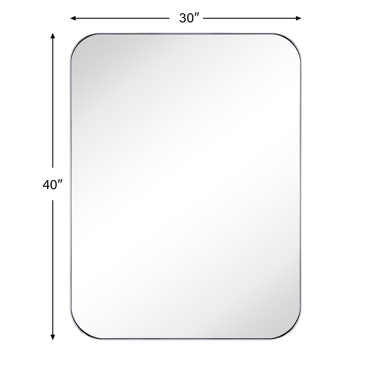 Miroirs muraux arrondis en métal style moderne chic du milieu du siècle TEHOME