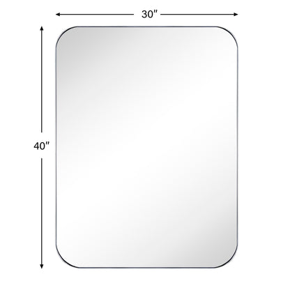 Miroirs muraux arrondis en métal style moderne chic du milieu du siècle TEHOME