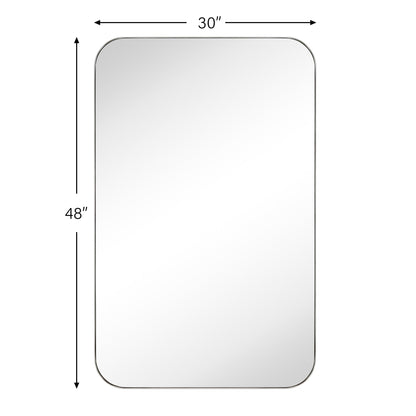 Miroirs muraux arrondis en métal style moderne chic du milieu du siècle TEHOME