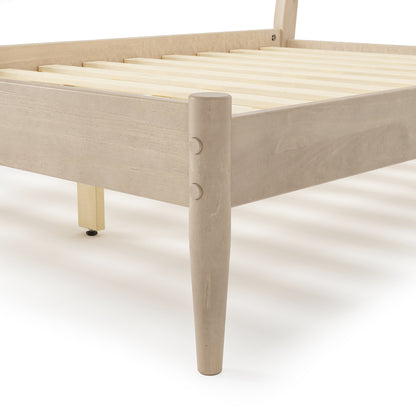 Lit à panneaux du milieu du siècle