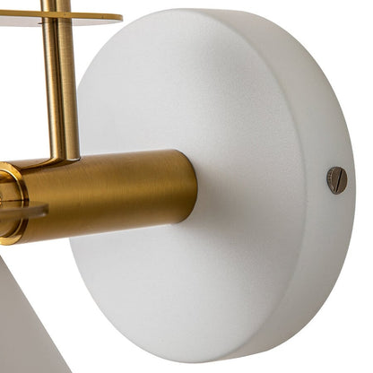 Applique murale conique moderne du milieu du siècle à une lumière - 18 cm (7 po)