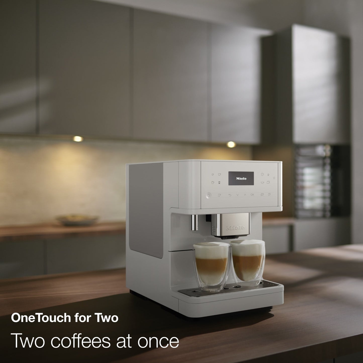 Machine à café de comptoir Miele CM 6160 MilkPerfection - Blanc Lotus