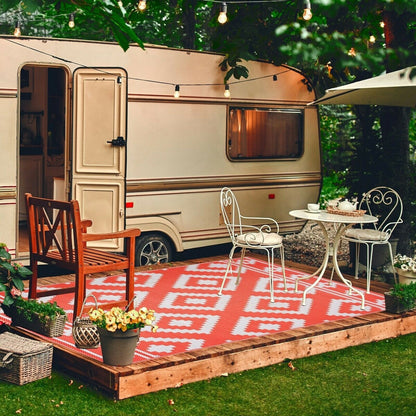 Tapis d'extérieur Milan Design 100 % écologique en plastique léger