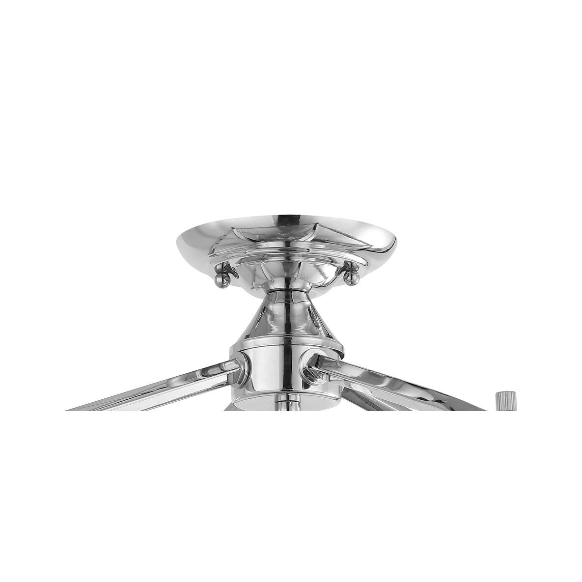 Mini lanterne Milton à 4 lumières en fer, style ferme moderne, plafonnier LED encastré, par JONATHAN Y