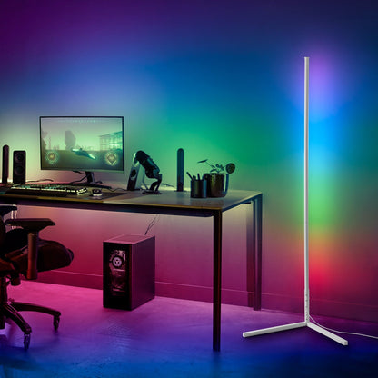 Lampadaire d'angle minimaliste RGB - Lot de 2