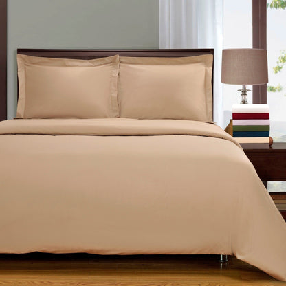 Housse de couette en percale de coton de qualité supérieure 300 fils