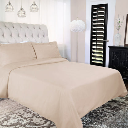 Housse de couette en percale de coton de qualité supérieure 300 fils