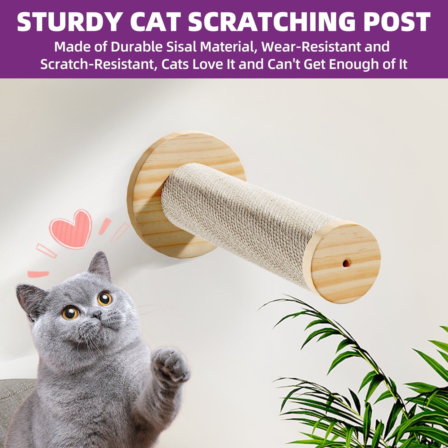 Ensemble d'étagères murales pour chat Moasis, ensemble d'escalade en bois pour chat.