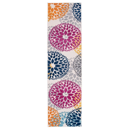 Tapis moderne à motifs floraux circulaires de World Rug Gallery