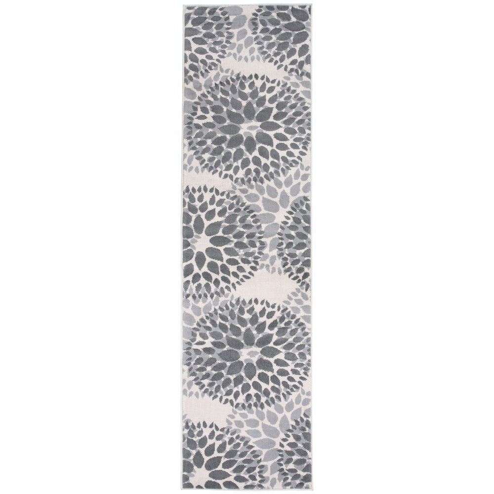 Tapis moderne à motifs floraux circulaires de World Rug Gallery