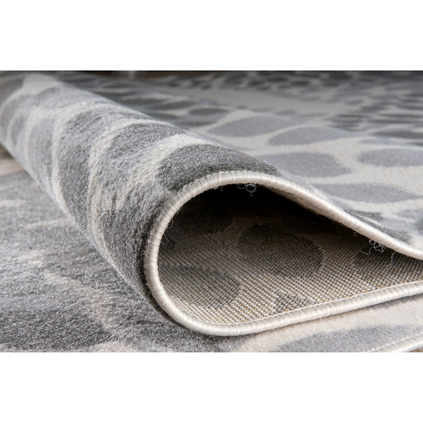 Tapis moderne à motifs floraux circulaires de World Rug Gallery