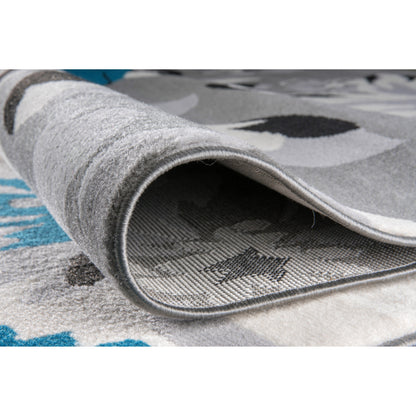 Tapis moderne à motif floral de la galerie World Rug Gallery