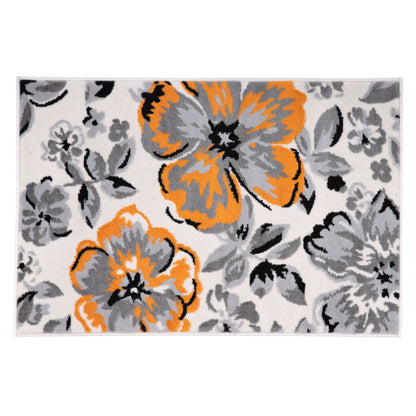 Tapis moderne à motif floral de la galerie World Rug Gallery