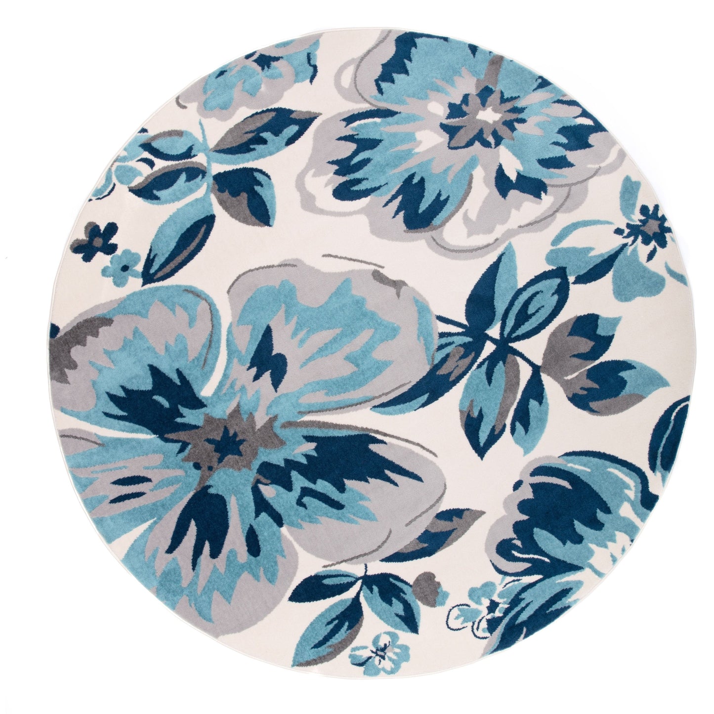 Tapis moderne à motif floral de la galerie World Rug Gallery