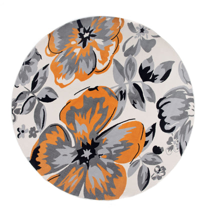 Tapis moderne à motif floral de la galerie World Rug Gallery