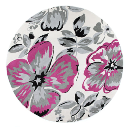 Tapis moderne à motif floral de la galerie World Rug Gallery