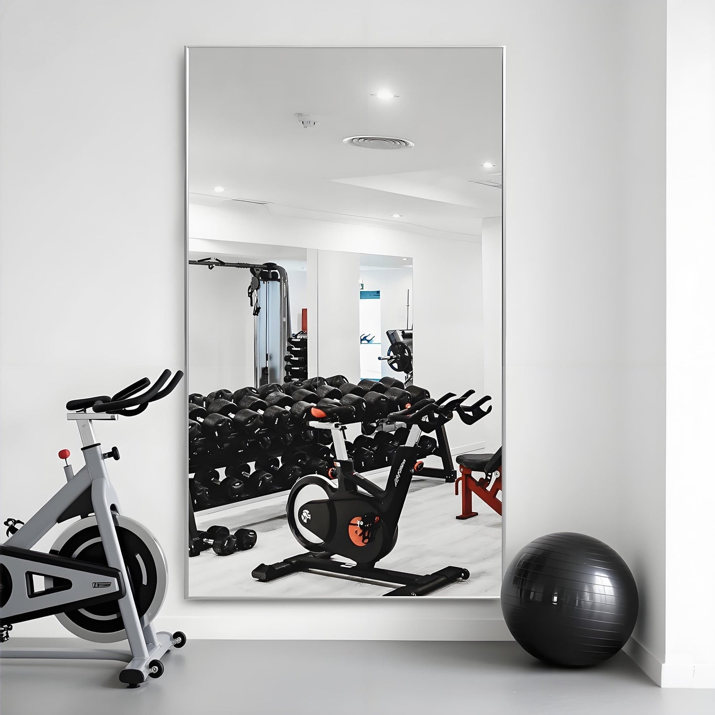 Miroir sur pied moderne pleine longueur