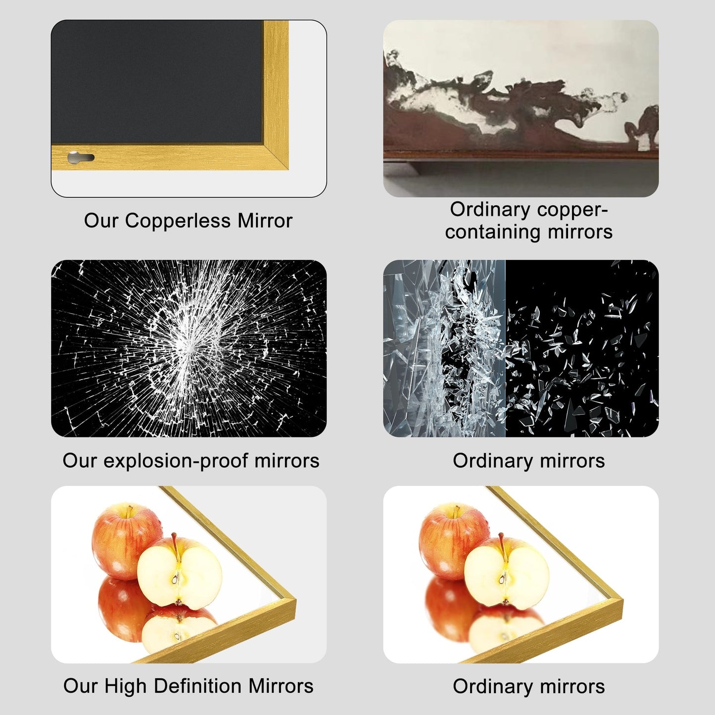 Miroir sur pied moderne pleine longueur