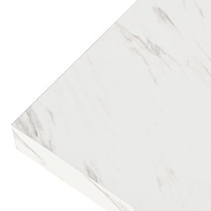 Console moderne dorée avec plateau marbré pour entrée/couloir