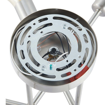 Plafonnier semi-encastré Sputnik moderne en métal, 60 cm (23,62 po), 60 cm (23,62 po).