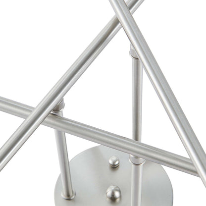 Plafonnier semi-encastré Sputnik moderne en métal, 60 cm (23,62 po), 60 cm (23,62 po).