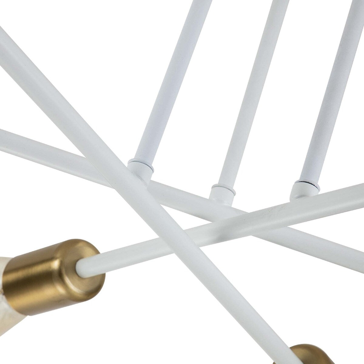 Plafonnier semi-encastré Sputnik moderne en métal, 60 cm (23,62 po), 60 cm (23,62 po).