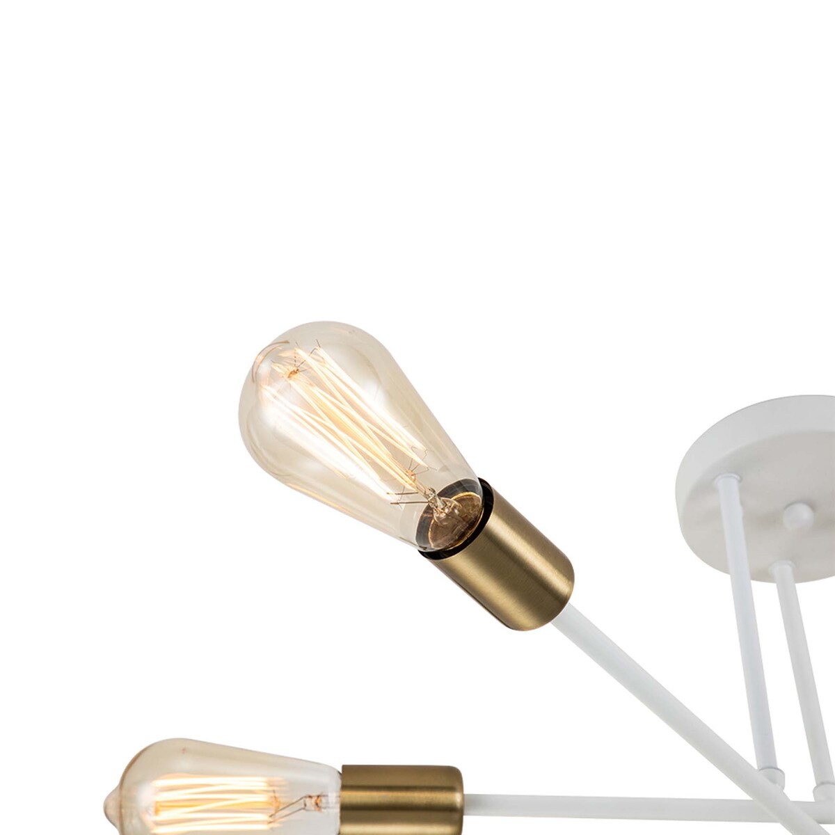 Plafonnier semi-encastré Sputnik moderne en métal, 60 cm (23,62 po), 60 cm (23,62 po).