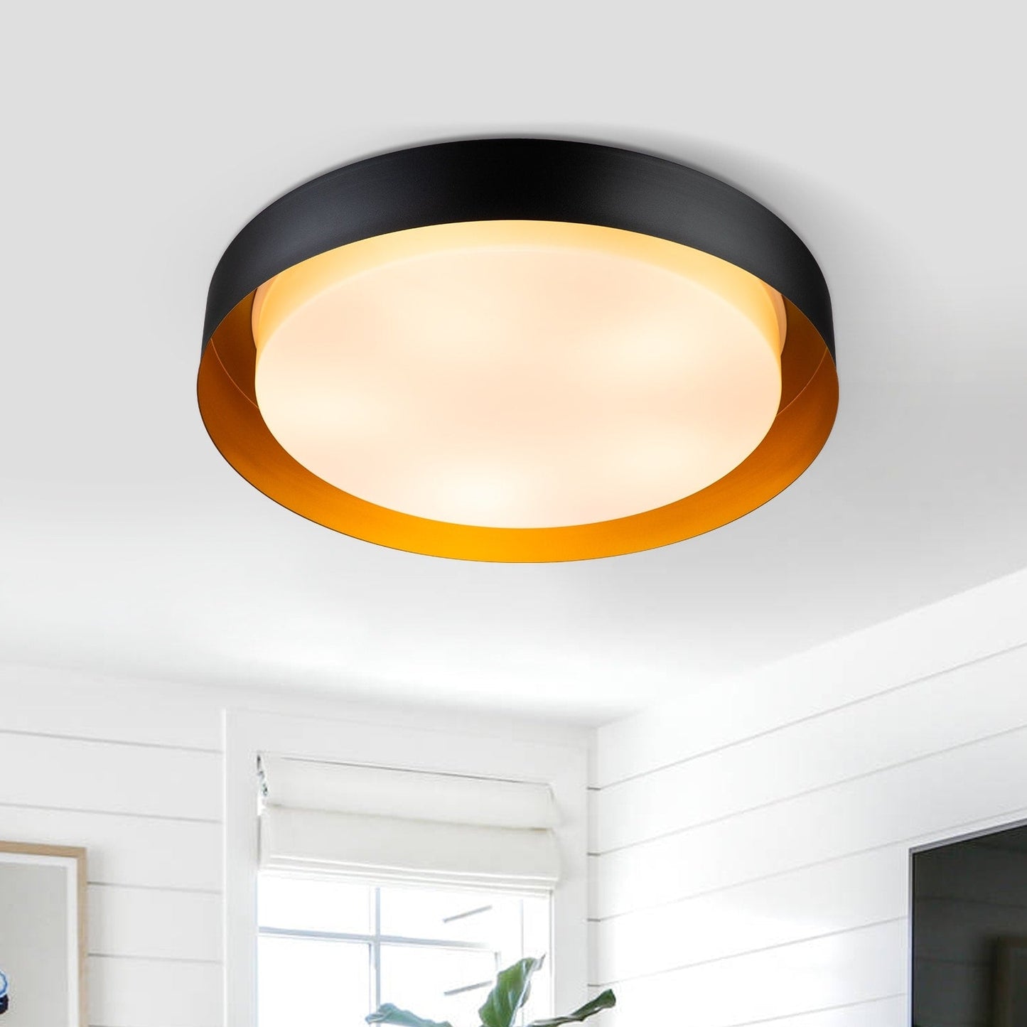 Plafonnier encastré moderne et minimaliste à 2/3/5 lumières avec abat-jour en métal et diffuseur cylindrique