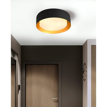 Plafonnier encastré moderne et minimaliste à 2/3/5 lumières avec abat-jour en métal et diffuseur cylindrique