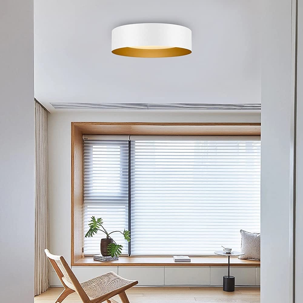 Plafonnier encastré moderne et minimaliste à 2/3/5 lumières avec abat-jour en métal et diffuseur cylindrique