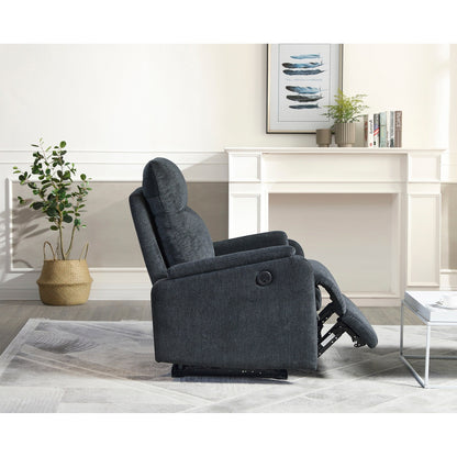 Fauteuil inclinable électrique moderne avec port USB, support complet de la tête et des lombaires