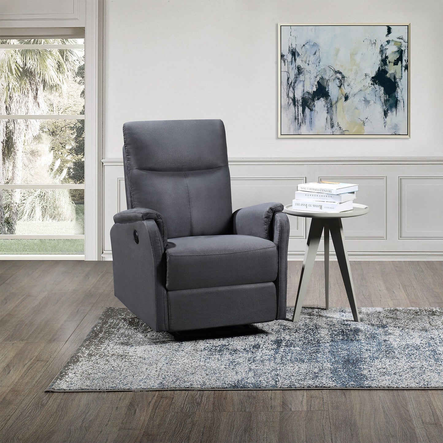 Fauteuil inclinable électrique moderne avec port USB, support complet de la tête et des lombaires