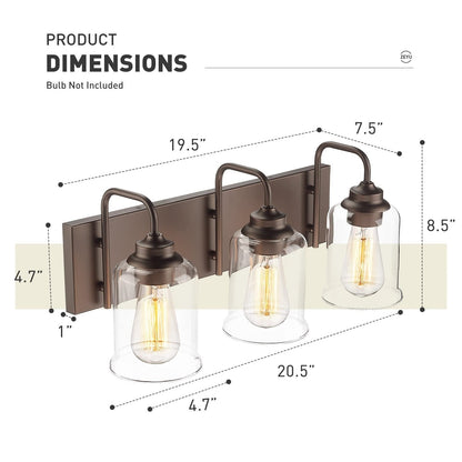 Appliques murales modernes à 3/4/5/6 lumières au-dessus du miroir pour salle de bain