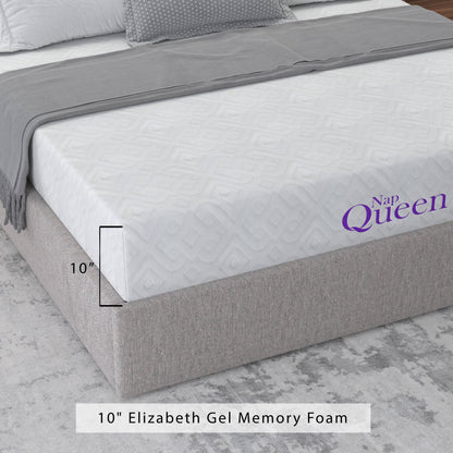 Matelas en mousse à mémoire de forme avec gel rafraîchissant NapQueen Elizabeth 10