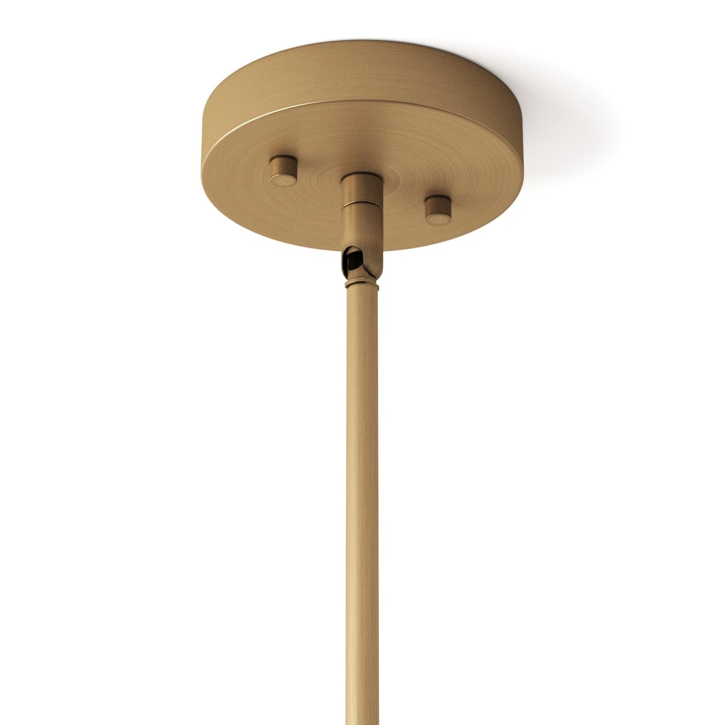 Suspension en verre Nathan James Vincent, luminaire suspendu avec tige réglable et abat-jour transparent