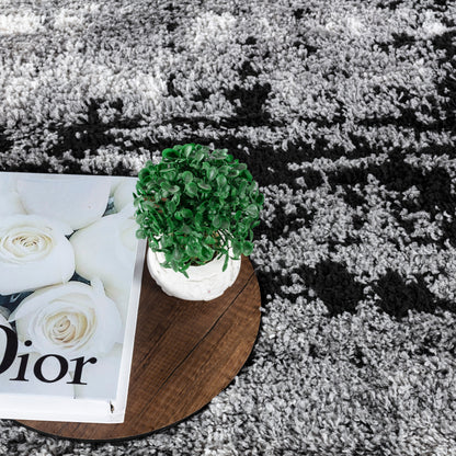 Noori Rug Lux Madison Tapis à poils longs abstrait 5,1 cm