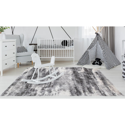 Noori Rug Lux Madison Tapis à poils longs abstrait 5,1 cm