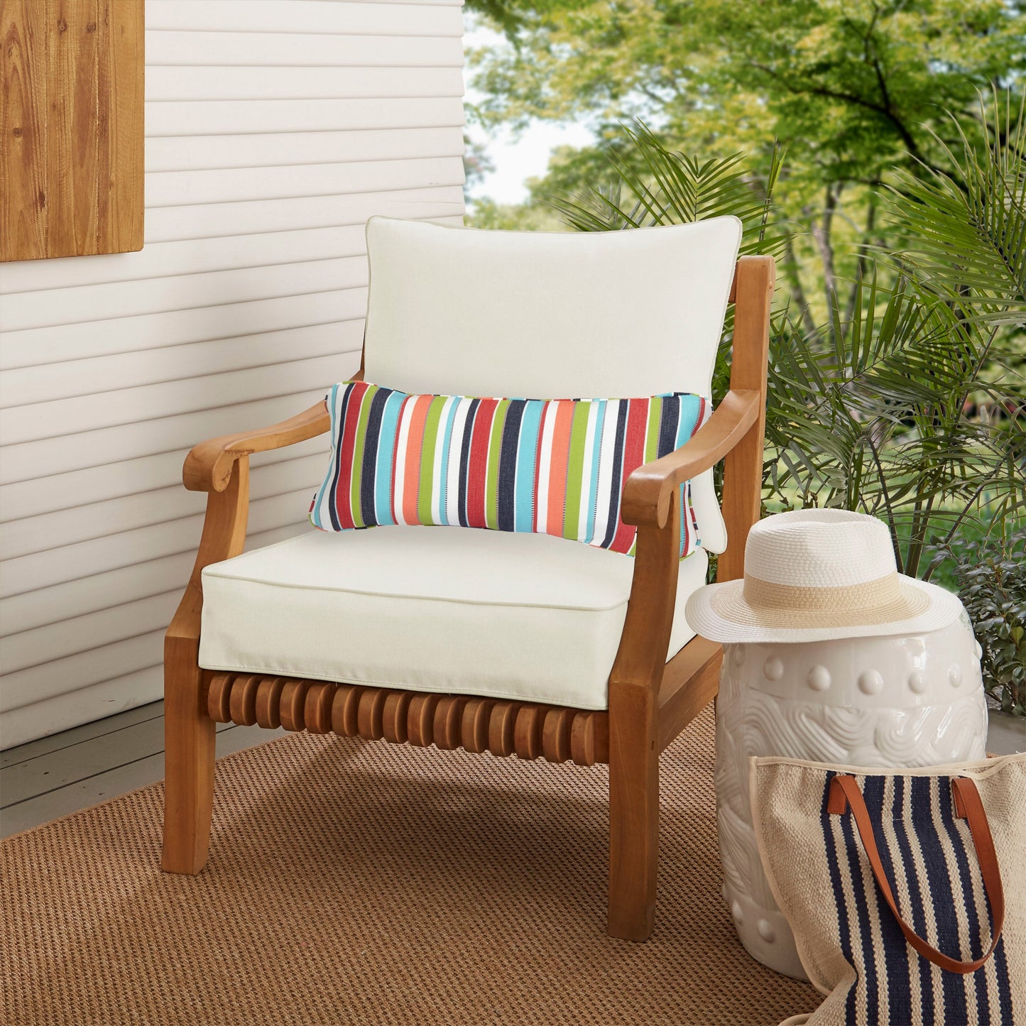 Ensemble de coussins et oreillers de chaise Oakley Sunbrella Solid pour intérieur/extérieur