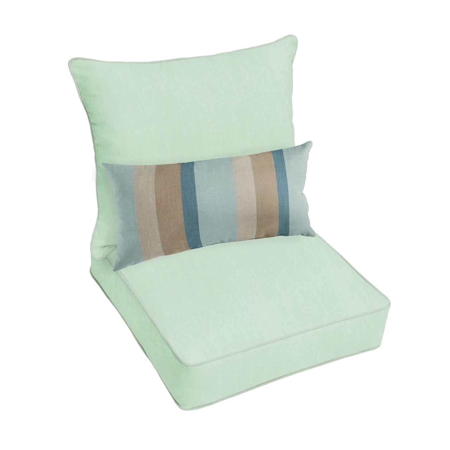 Ensemble de coussins et oreillers de chaise Oakley Sunbrella Solid pour intérieur/extérieur