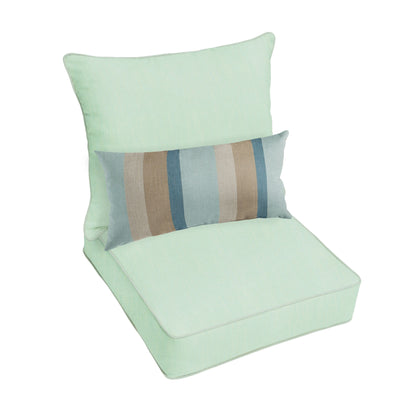 Ensemble de coussins et oreillers de chaise Oakley Sunbrella Solid pour intérieur/extérieur