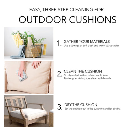 Ensemble de coussins et oreillers de chaise Oakley Sunbrella Solid pour intérieur/extérieur