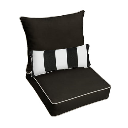 Ensemble de coussins et oreillers de chaise Oakley Sunbrella Solid pour intérieur/extérieur