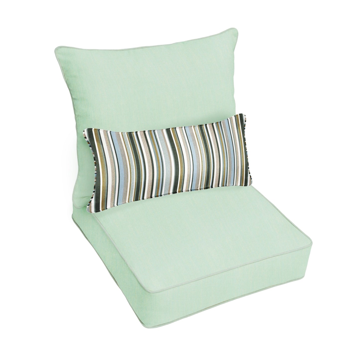 Ensemble de coussins et oreillers de chaise Oakley Sunbrella Solid pour intérieur/extérieur