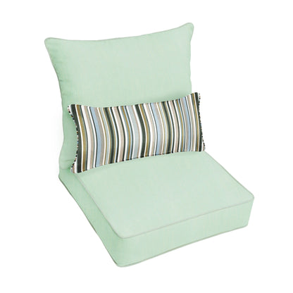 Ensemble de coussins et oreillers de chaise Oakley Sunbrella Solid pour intérieur/extérieur