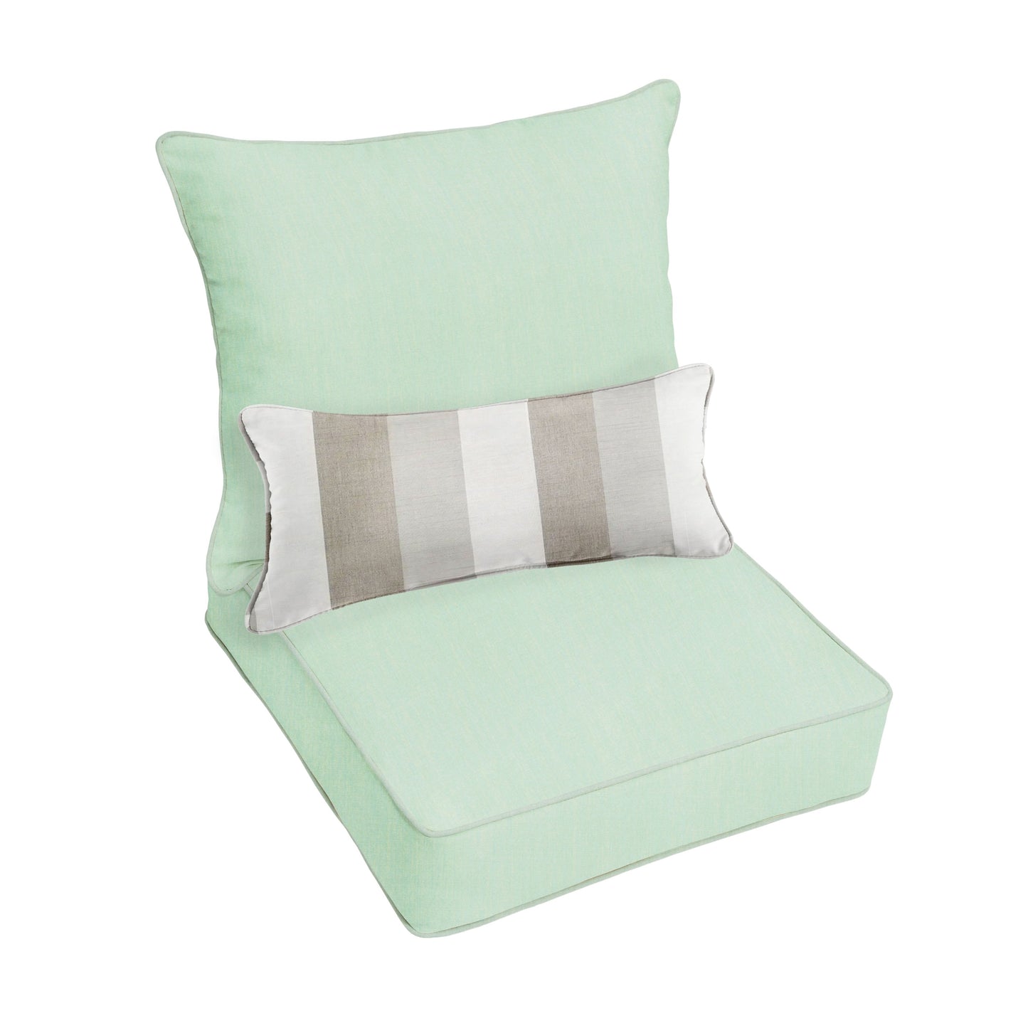 Ensemble de coussins et oreillers de chaise Oakley Sunbrella Solid pour intérieur/extérieur