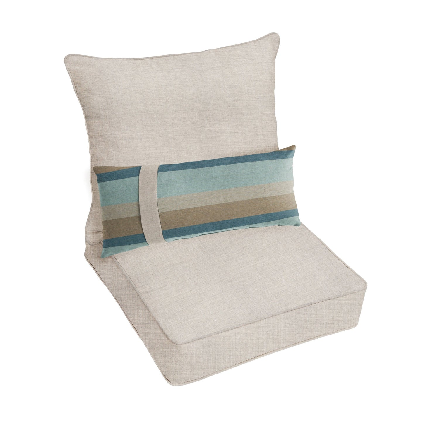 Ensemble de coussins et oreillers de chaise Oakley Sunbrella Solid pour intérieur/extérieur