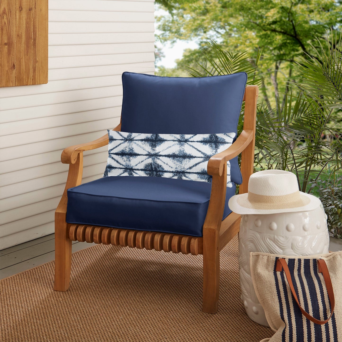 Ensemble de coussins et oreillers de chaise Oakley Sunbrella Solid pour intérieur/extérieur