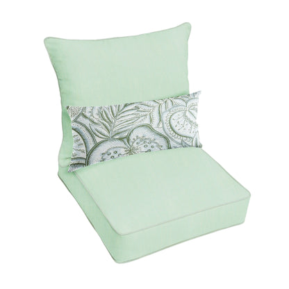 Ensemble de coussins et oreillers de chaise Oakley Sunbrella Solid pour intérieur/extérieur