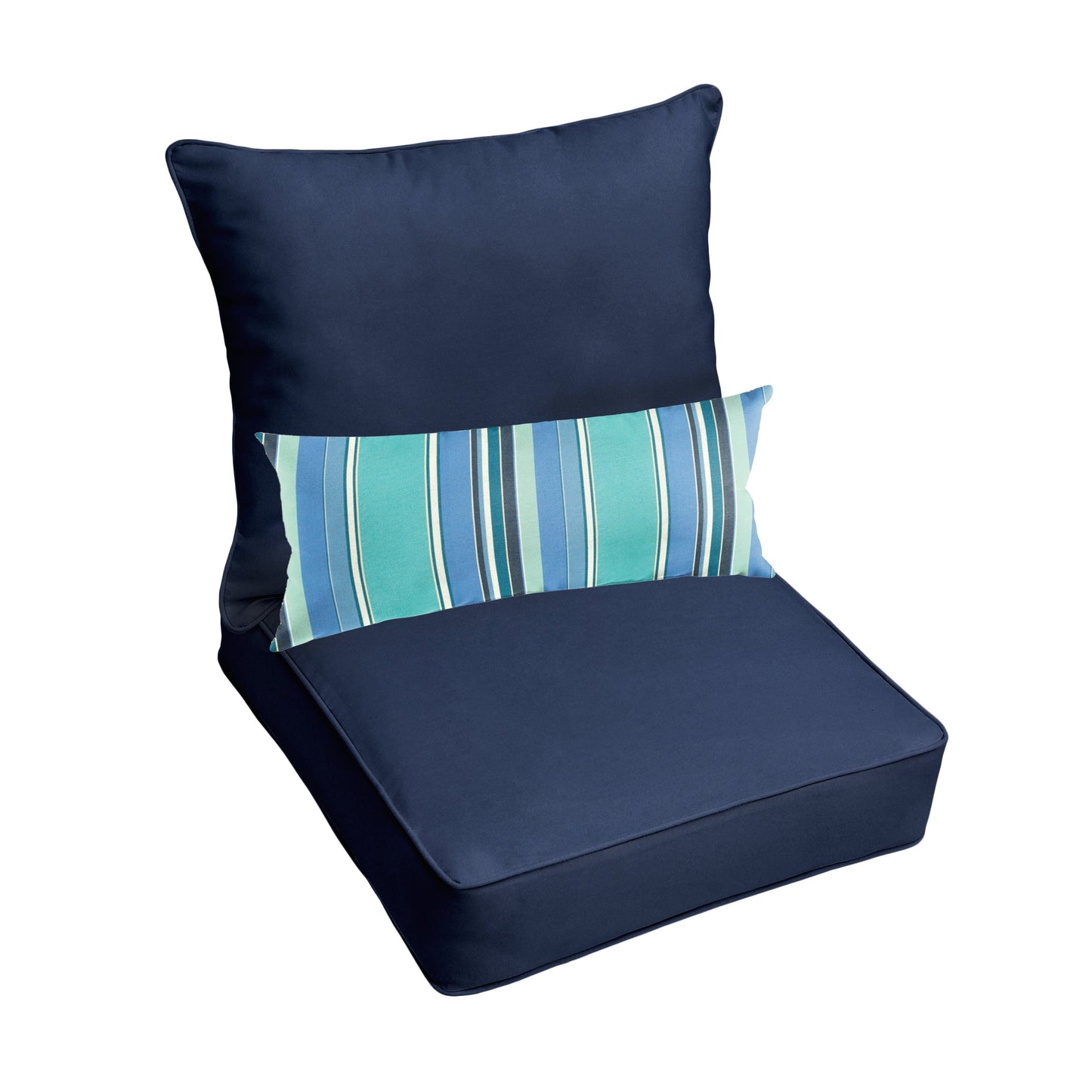 Ensemble de coussins et oreillers de chaise Oakley Sunbrella Solid pour intérieur/extérieur